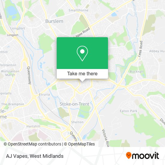 AJ Vapes map
