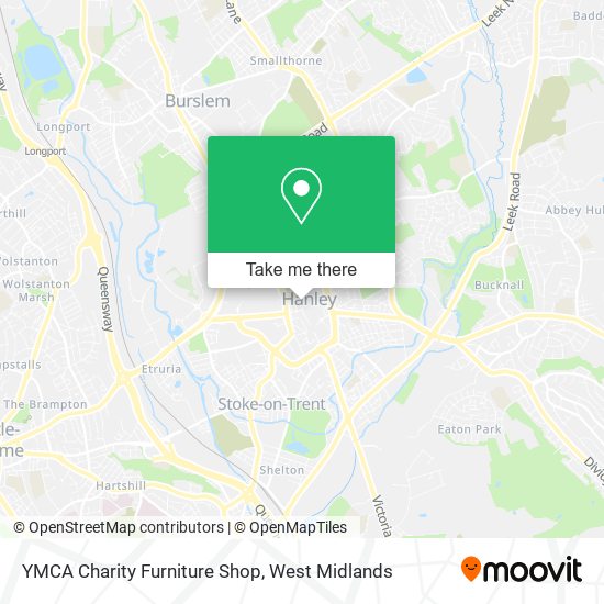 YMCA Charity Furniture Shop map