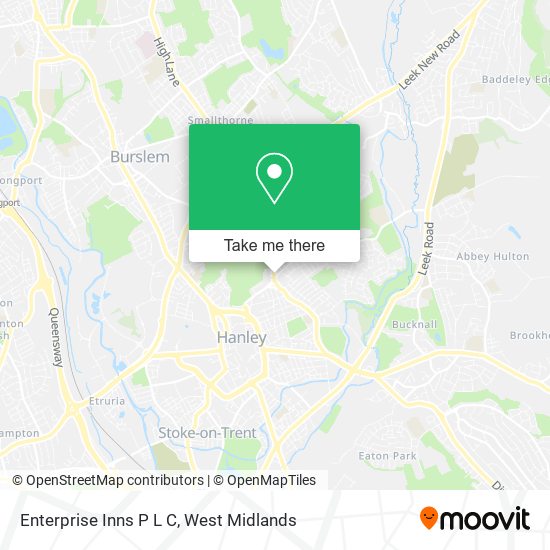 Enterprise Inns P L C map