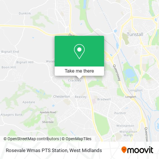 Rosevale Wmas PTS Station map
