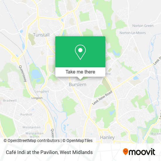 Café Indi at the Pavilion map