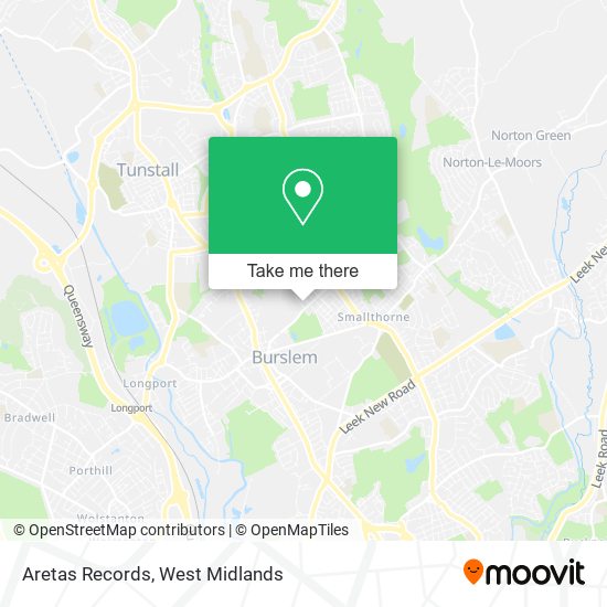 Aretas Records map