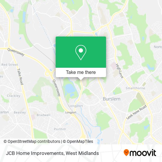 JCB Home Improvements map