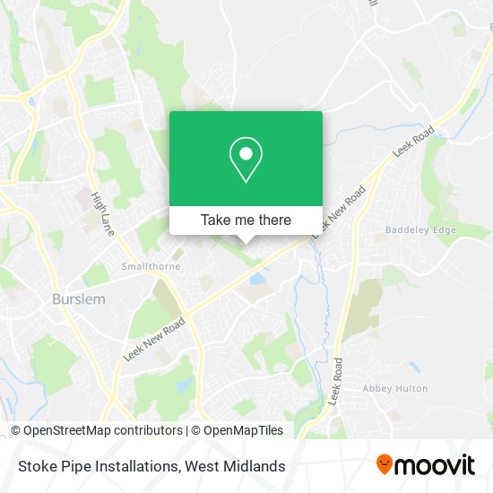 Stoke Pipe Installations map