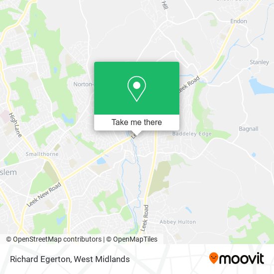 Richard Egerton map