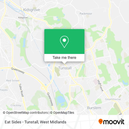 Eat Sides - Tunstall map
