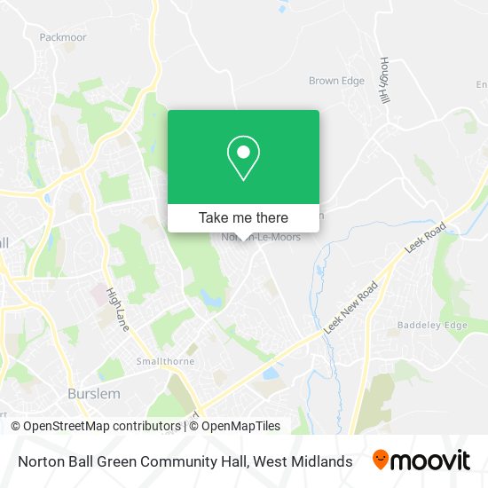 Norton Ball Green Community Hall map