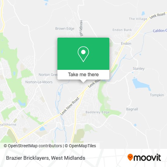 Brazier Bricklayers map