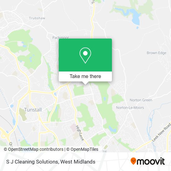 S J Cleaning Solutions map