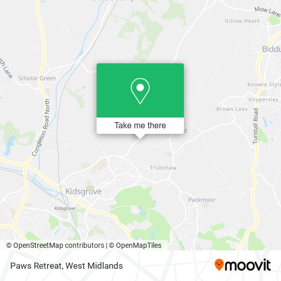 Paws Retreat map
