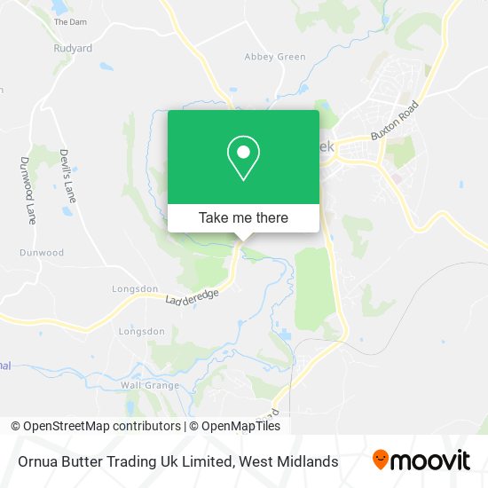 Ornua Butter Trading Uk Limited map