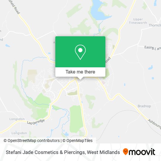 Stefani Jade Cosmetics & Piercings map