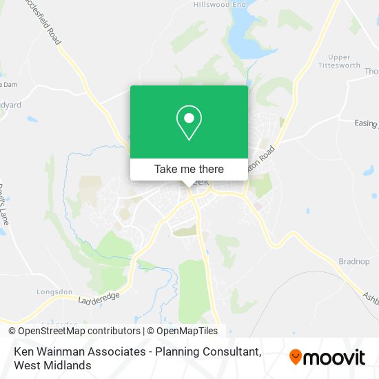 Ken Wainman Associates - Planning Consultant map