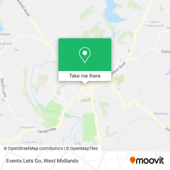 Events Lets Go map