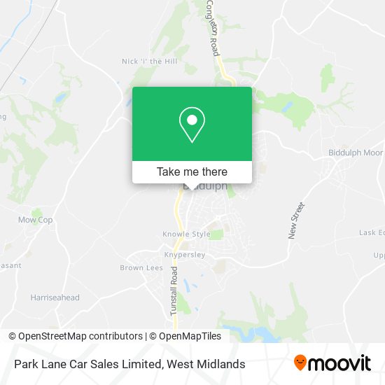 Park Lane Car Sales Limited map