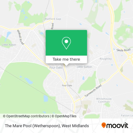 The Mare Pool (Wetherspoon) map