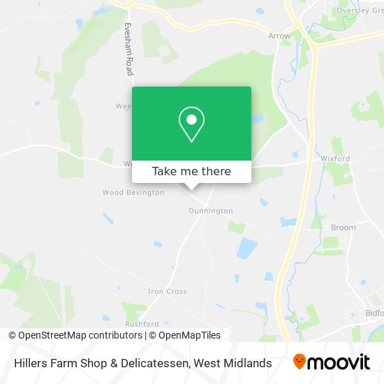 Hillers Farm Shop & Delicatessen map