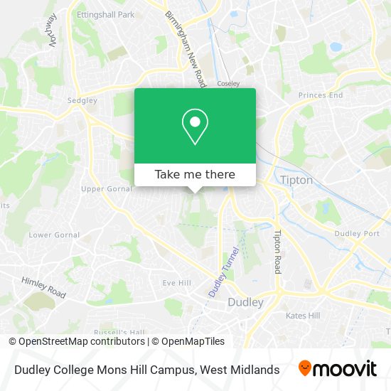 Dudley College Mons Hill Campus map