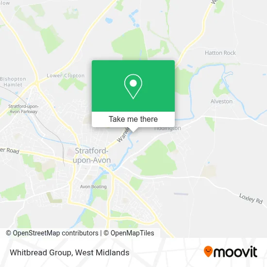 Whitbread Group map