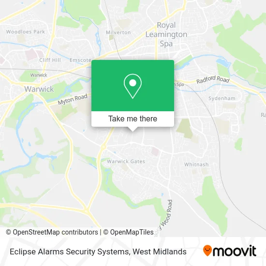 Eclipse Alarms Security Systems map