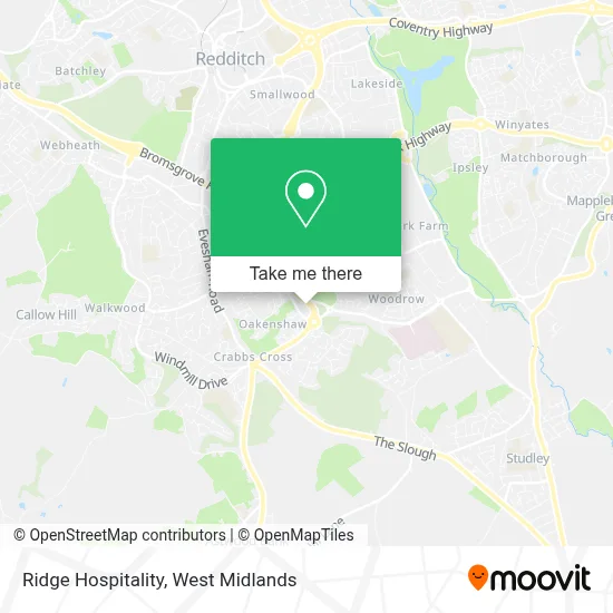 Ridge Hospitality map