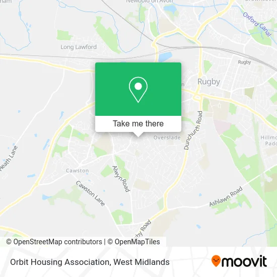 Orbit Housing Association map