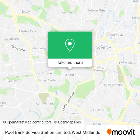 Pool Bank Service Station Limited map