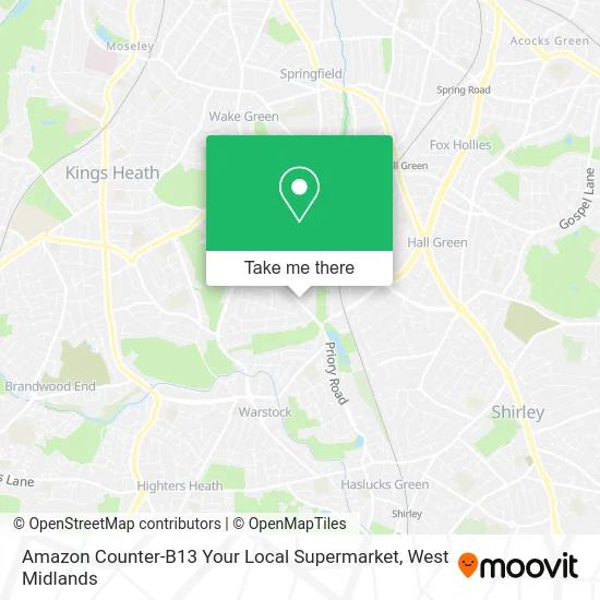 Amazon Counter-B13 Your Local Supermarket map