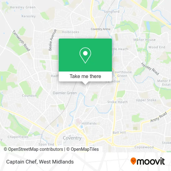 Captain Chef map