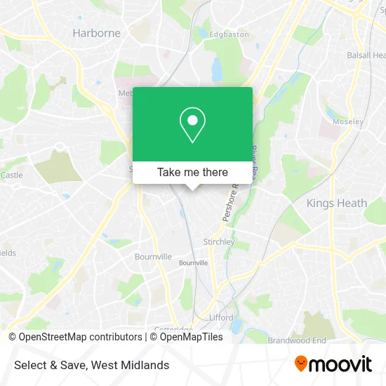 Select & Save map