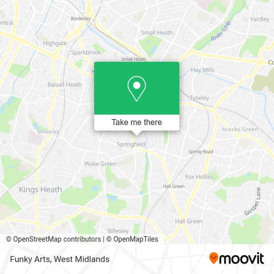 Funky Arts map
