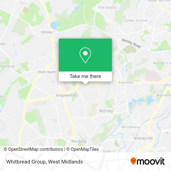 Whitbread Group map