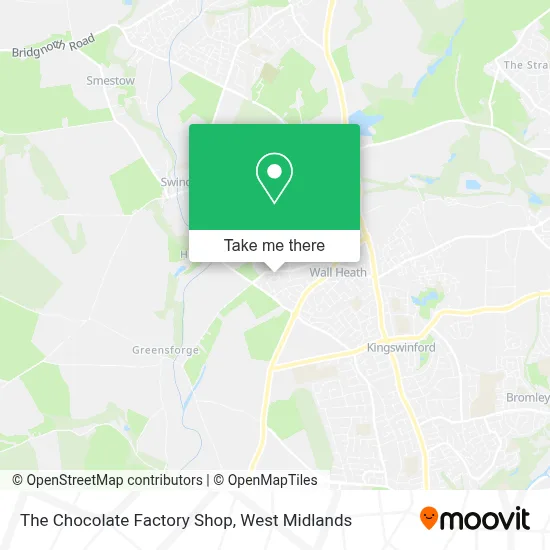The Chocolate Factory Shop map