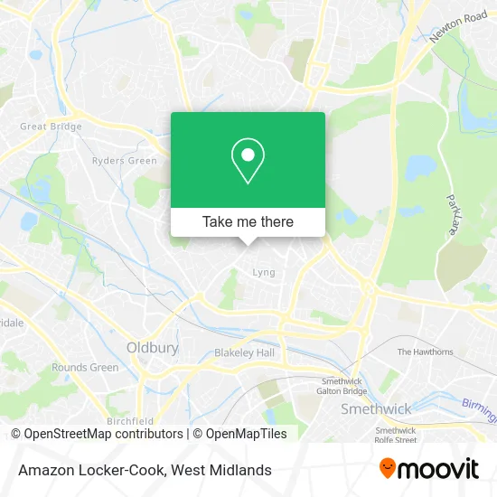 Amazon Locker-Cook map