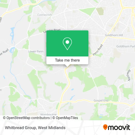 Whitbread Group map