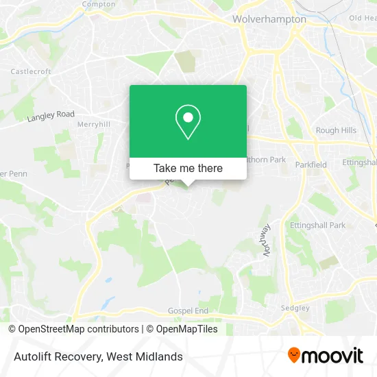 Autolift Recovery map
