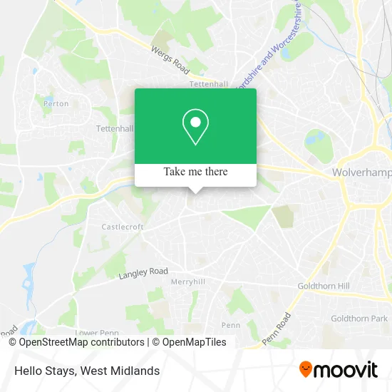 Hello Stays map