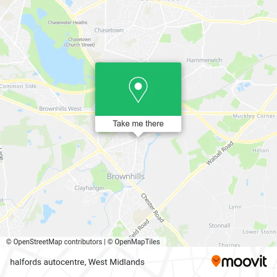 halfords autocentre map