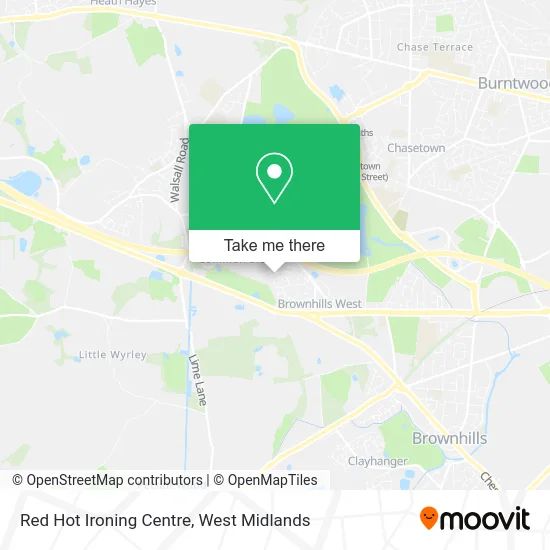 Red Hot Ironing Centre map