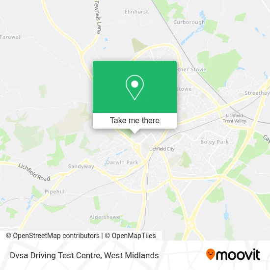 Dvsa Driving Test Centre map