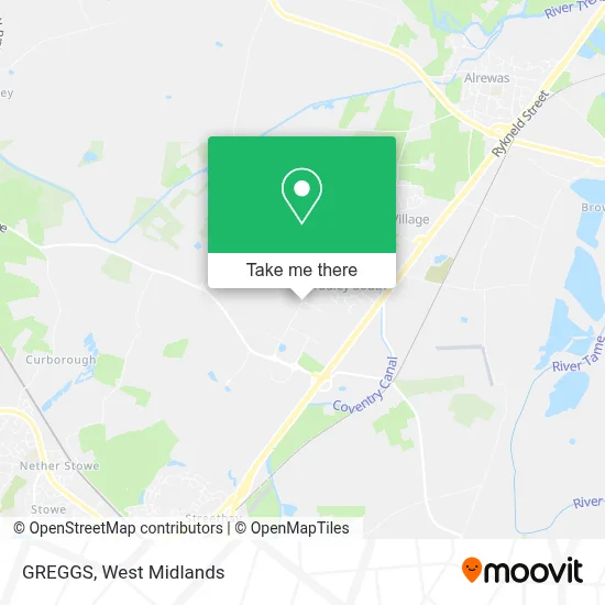 GREGGS map