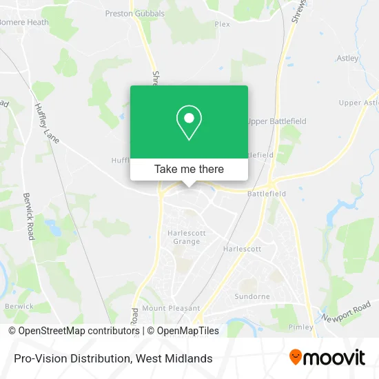 Pro-Vision Distribution map