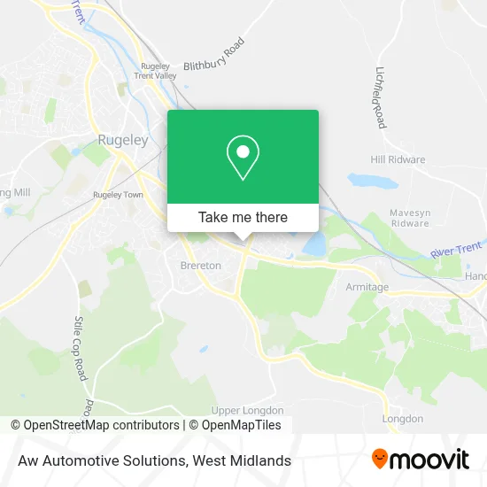 Aw Automotive Solutions map