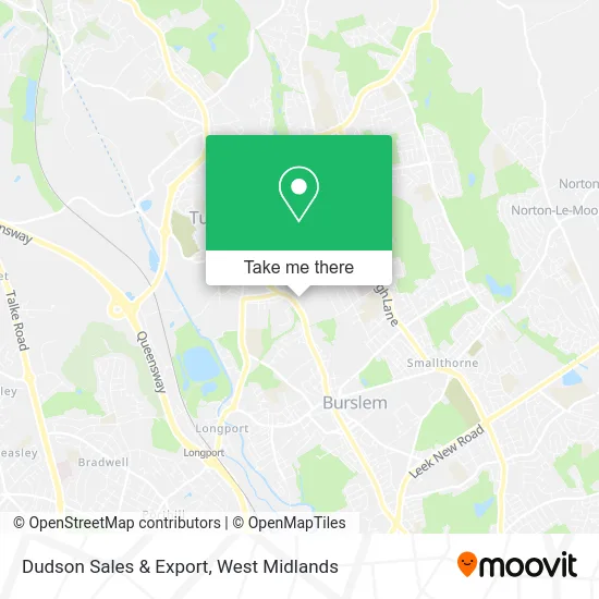Dudson Sales & Export map