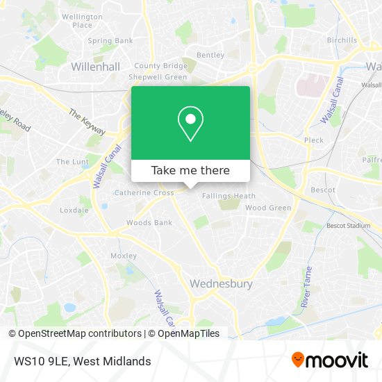 WS10 9LE map