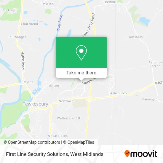 First Line Security Solutions map