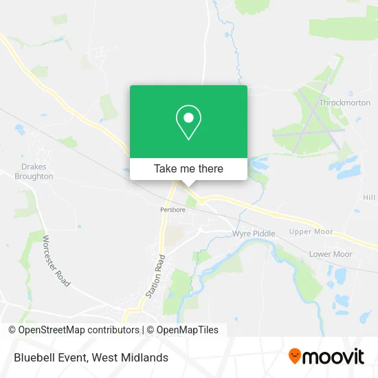 Bluebell Event map