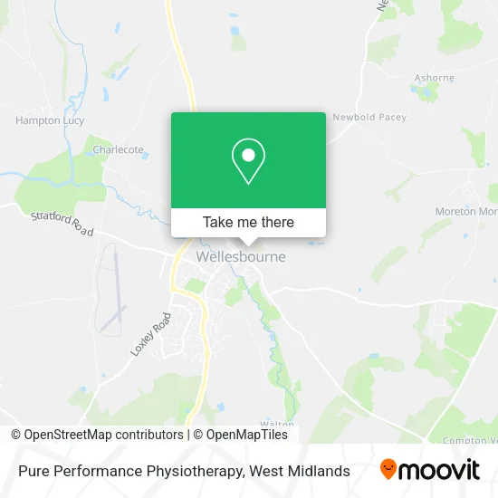 Pure Performance Physiotherapy map
