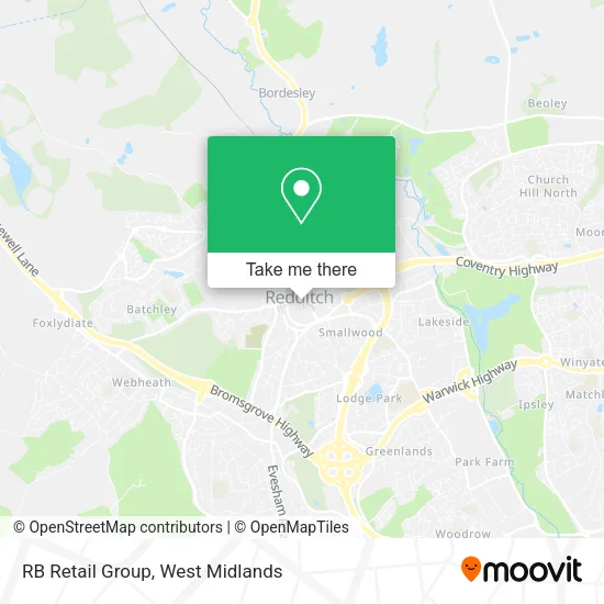 RB Retail Group map