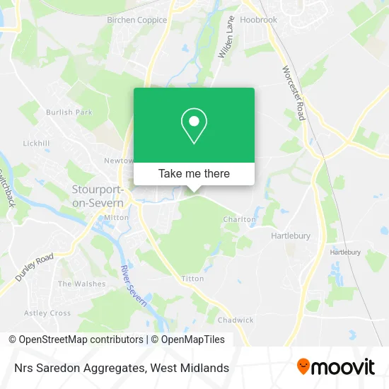 Nrs Saredon Aggregates map